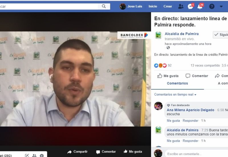 Con línea de crédito apoyarán a empresarios palmiranos