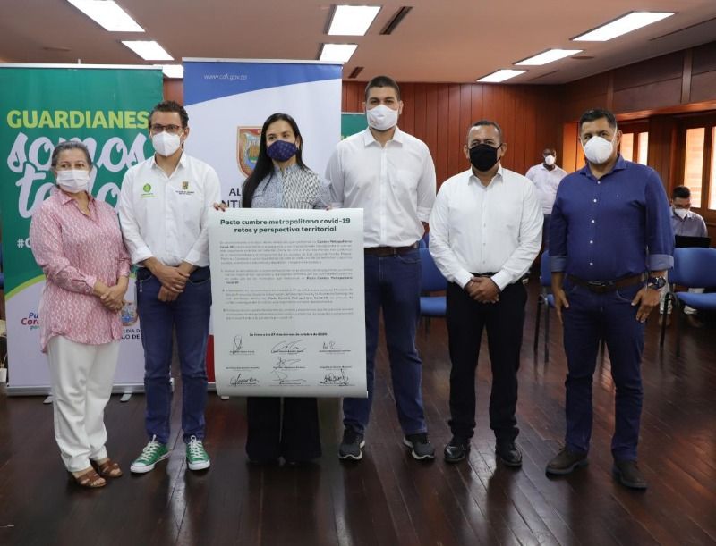 Cali, Jamundí, Palmira y Yumbo firmaron pacto por la vida frente al Covid-19