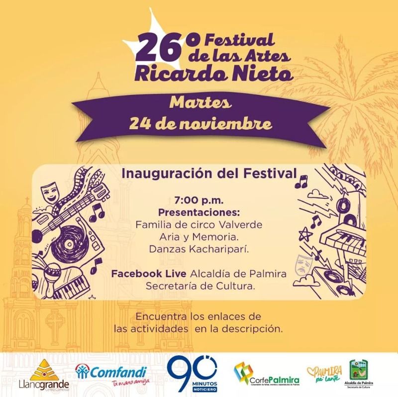 Este martes se inaugura el Festival de las Artes Ricardo Nieto