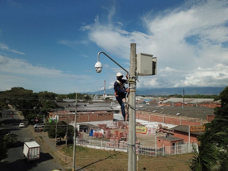Reemplazan cámaras de seguridad en zonas estratégicas de Palmira