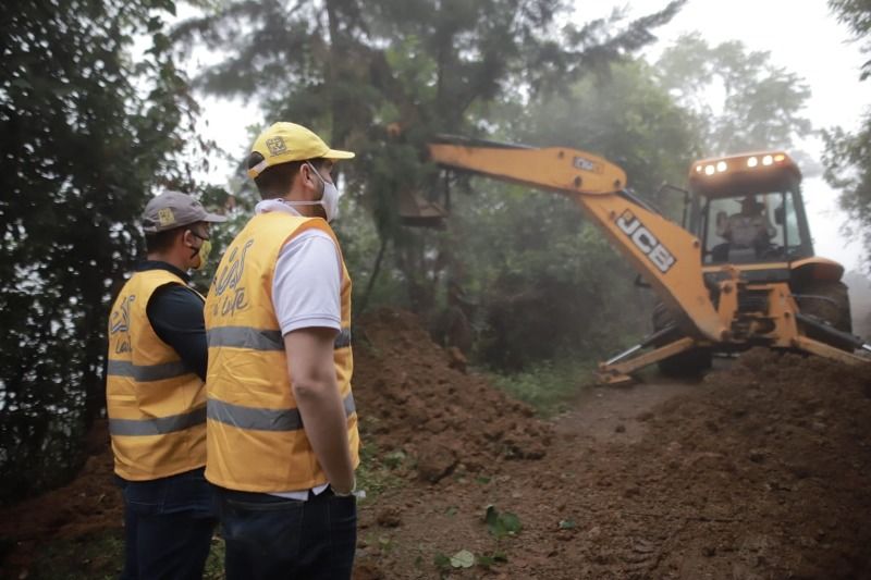 Familias afectadas por lluvias en Arenillo Alto fueron atendidas