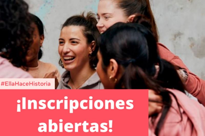 Programa formativo "Ella hace historia 2021" abrió inscripciones