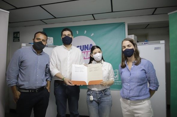 Palmira recibió donación para apoyar vacunación contra el Covid