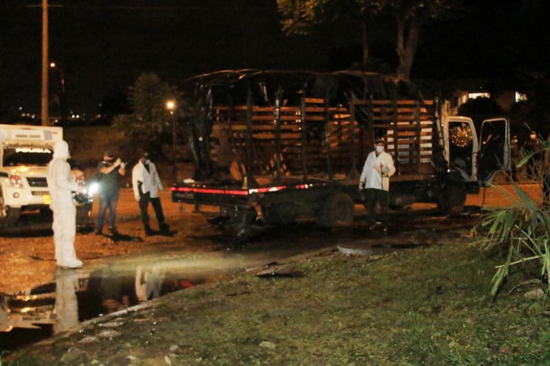ELN se atribuyó atentado anoche contra el Esmad de la Policía