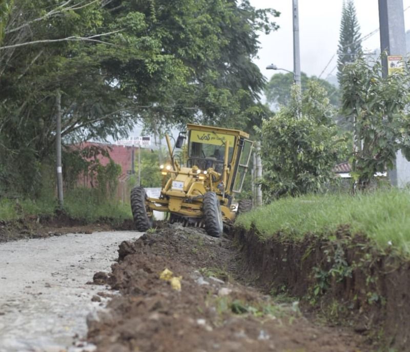 Con proyecto de cunetas en zona rural inician obras de presupuesto