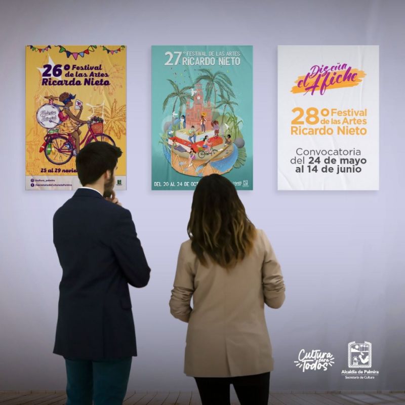 Convocan a diseñadores para afiche del 28° Festival de las Artes Ricardo Nieto