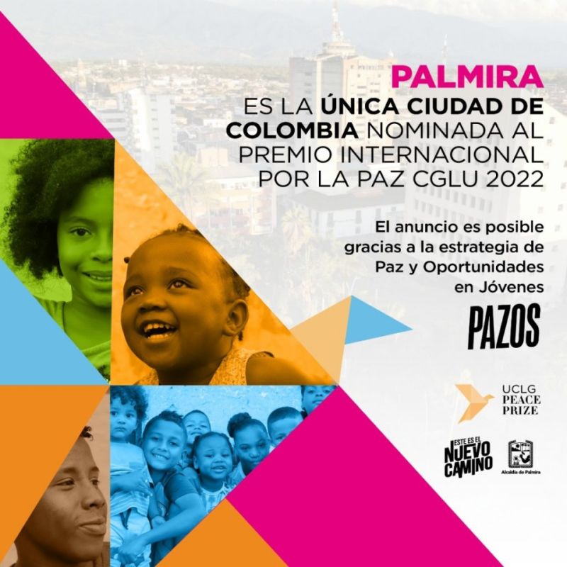 Palmira es nominada a premio internacional por la paz