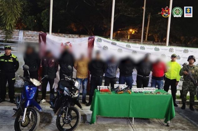 Judicializados ocho implicados en el secuestro y hurto a familia