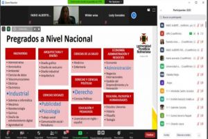 Feria Universitaria Virtual tuvo buena acogida entre los estudiantes