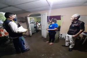 Siete familias de Aguaclara fueron afectadas por las precipitaciones